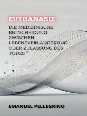 cover image of Euthanasie